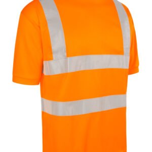 High Visibility Crew Neck T- Shirt Orange