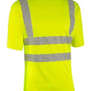 High Visibility Yellow ENVIROWEAR RECYCLABLE HI-VIS T-SHIRT